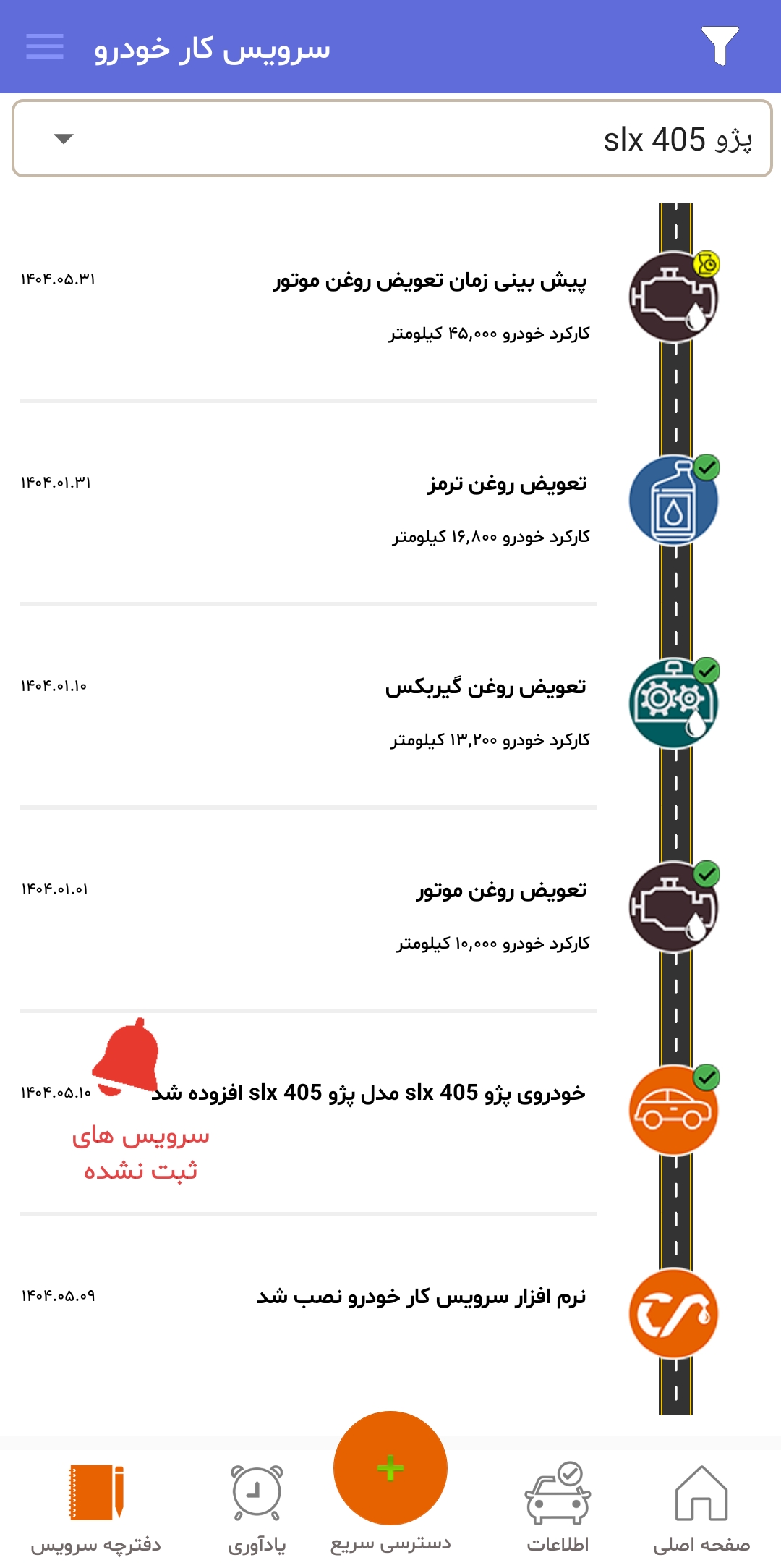 جستجوی اتوسرویس